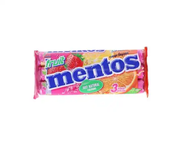 Bild 1 von Mentos fruit Kaudragees 3er 114 g