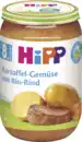 Bild 1 von HiPP Bio Menü Kartoffel-Gemüse mit Bio-Rind, 220 g