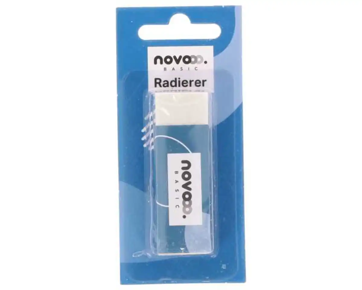 Bild 1 von novooo Radierer weiß, rechteckig groß
