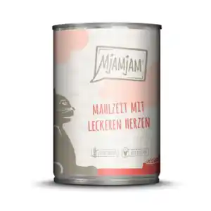 MjAMjAM Nassfutter Katze Adult 6x400 g mit Herzen