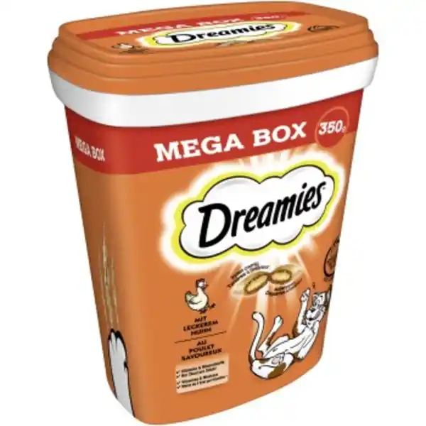 Bild 1 von Dreamies Mega Box 350g Huhn