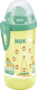 NUK Flexi Cup mit weichem Trinkhalm, gelb, ab 12 Monaten