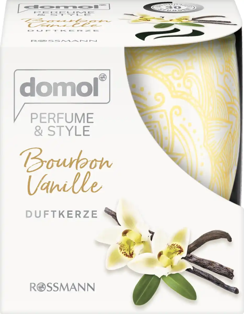 Bild 1 von domol Perfume & Style Duftkerze Vanille, 150 g