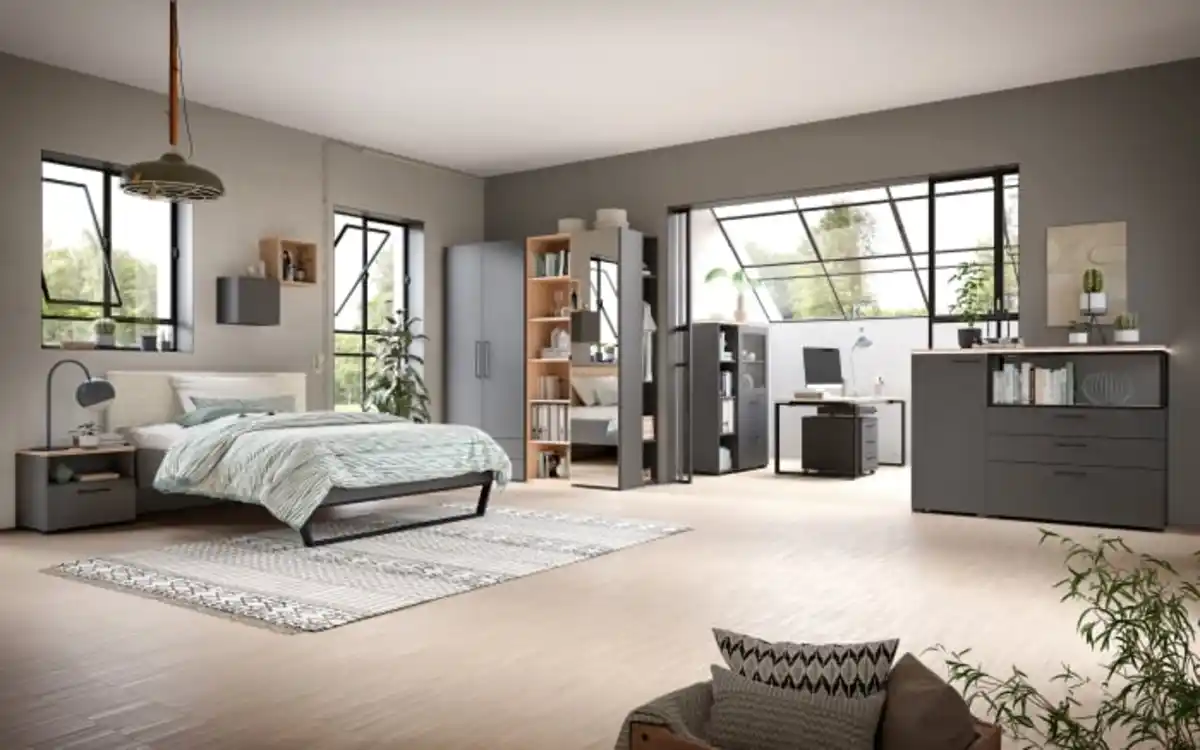 Bild 4 von Röhr-Bush - Schreibtisch cocoon by rb 305, Eiche Sand, Breite 140 cm