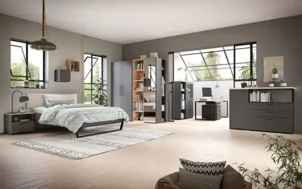 Bild 4 von Röhr-Bush - Schreibtisch cocoon by rb 305, Eiche Sand, Breite 140 cm