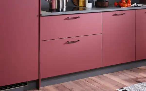 Bild 3 von Express Küchen - Einbauküche Win, kaminrot, inkl. Privileg Elektrogeräte