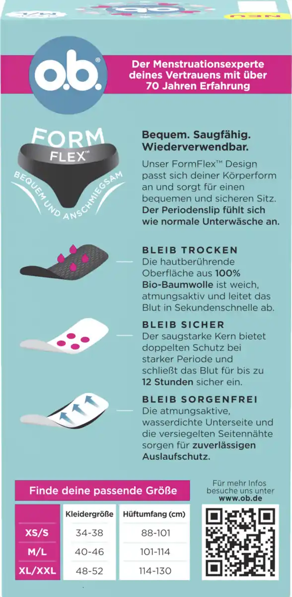 Bild 4 von o.b. Periodenslip Größe M/L