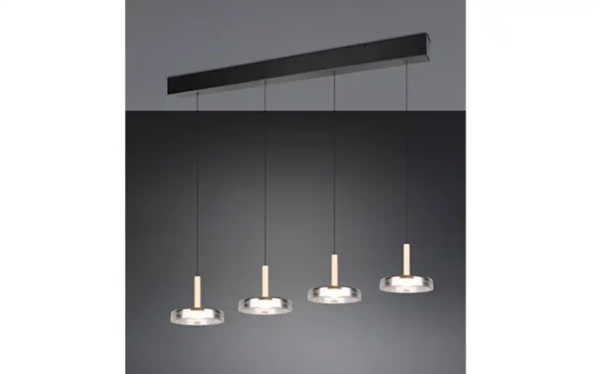 Bild 2 von LED-Pendelleuchte Celeste, schwarz/chrom, inkl. Switch Dimmer