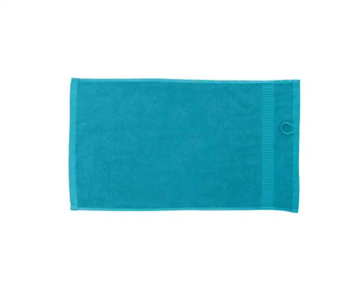 Bild 1 von Gästehandtuch aus 100 % Baumwolle grün 30 x 50 cm