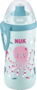 NUK Junior Cup mit Push-Pull Tülle und Chamäleon Effekt 300 ml, Rosa/Hellrosa