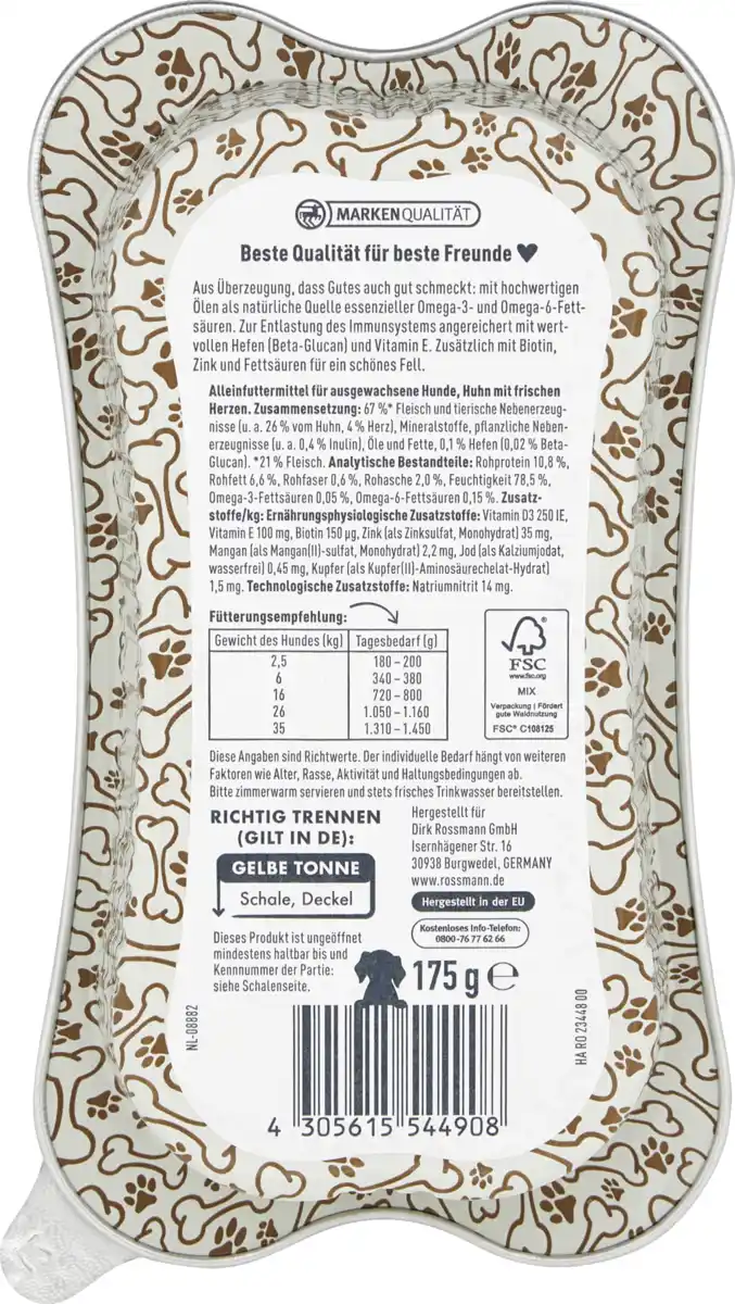 Bild 2 von Winston Huhn & frische Herzen, 175 g