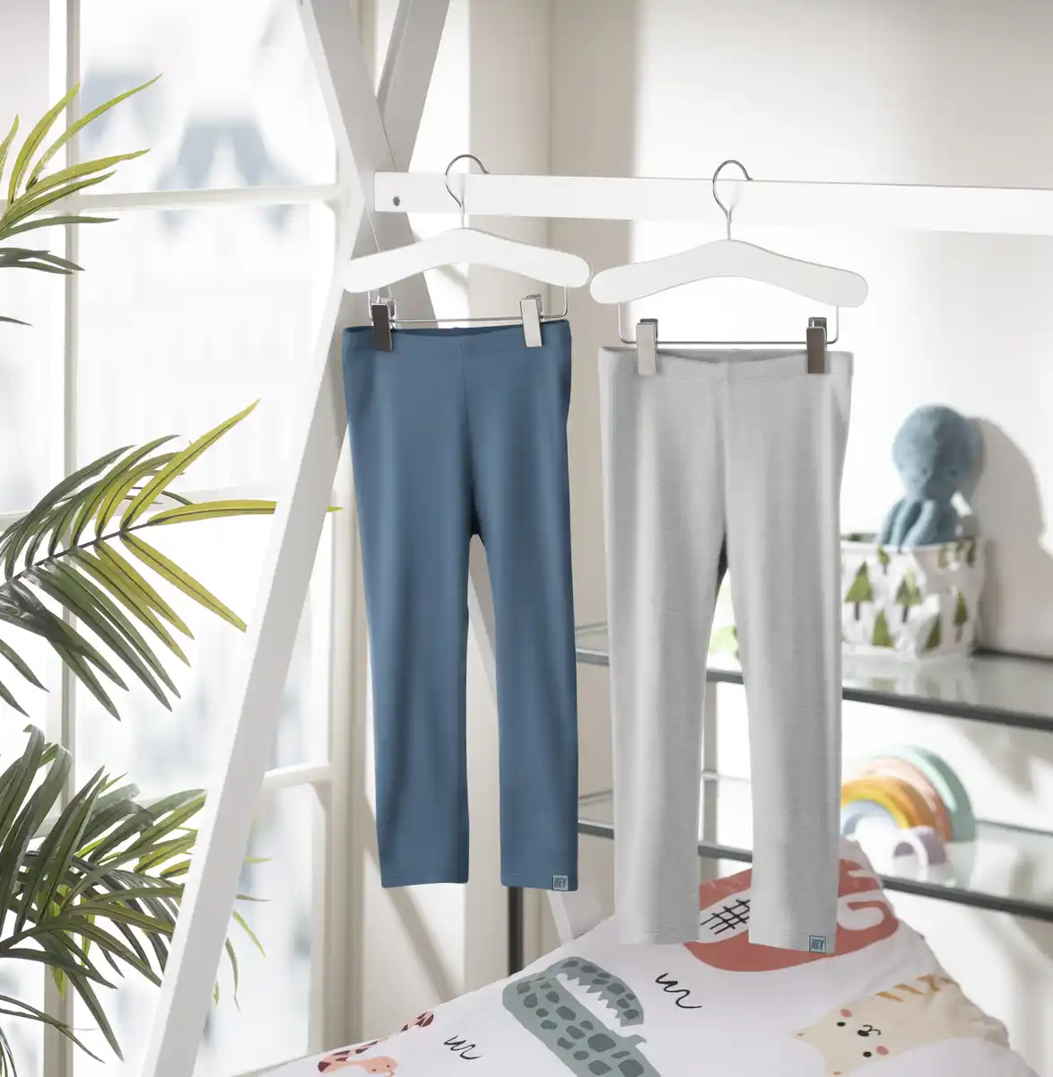 Bild 2 von IDEENWELT Kinder Leggings 2er Set Gr. 110 / 116