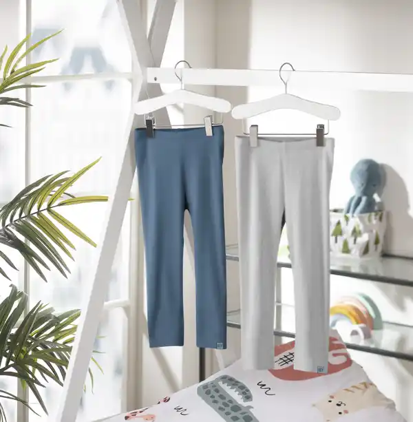Bild 2 von IDEENWELT Kinder Leggings 2er Set Gr. 110 / 116