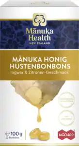 manuka health Manuka Honig Hustenbonbons MGO 400 Ingwer & Zitronen-Geschmack, 100 g