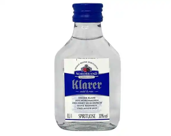 Bild 1 von Nordbrand Nordhausen Klarer 30% Vol. 0,1 Liter