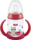 Bild 1 von NUK First Choice Trinklernflasche mit Temperature Control, Red Racoon, 6-18 Monate