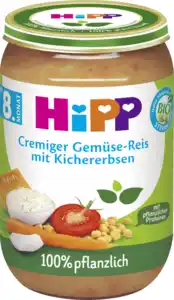 HiPP Cremiger Gemüse-Reis mit Kichererbsen, 220 g