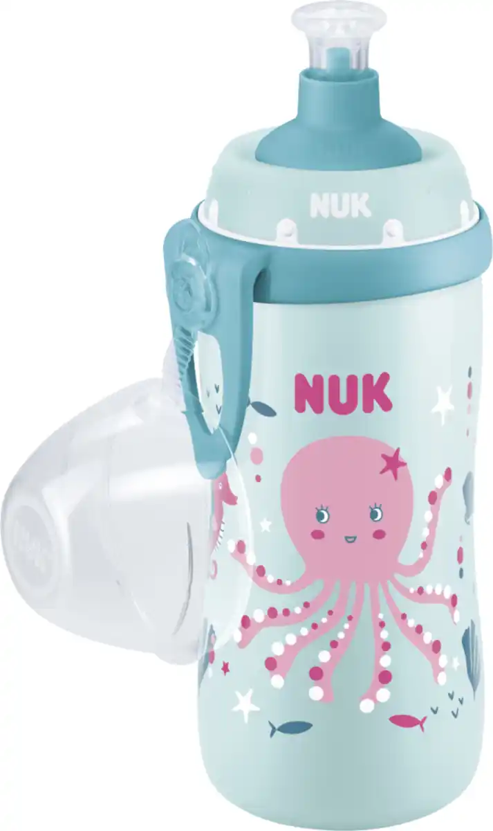 Bild 2 von NUK Junior Cup mit Push-Pull Tülle und Chamäleon Effekt 300 ml, Rosa/Hellrosa