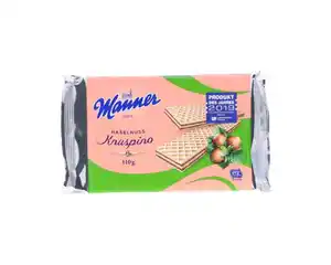 Manner Knuspino Haselnuss, Waffel