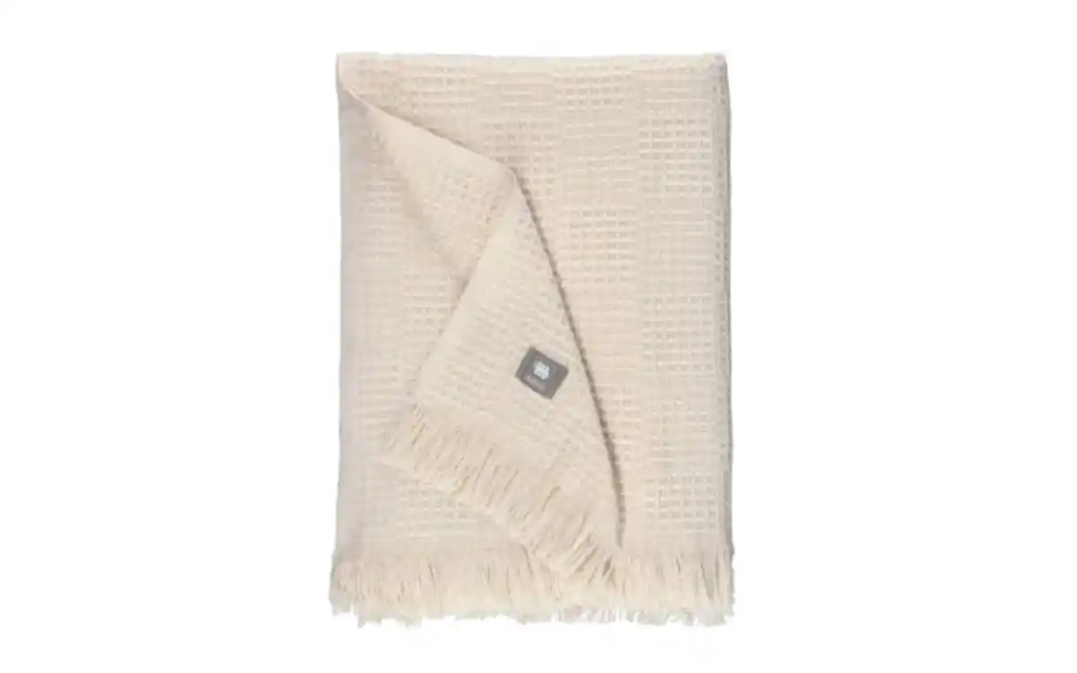 Bild 1 von Plaid Waffle, offwhite, 140 x 200 cm