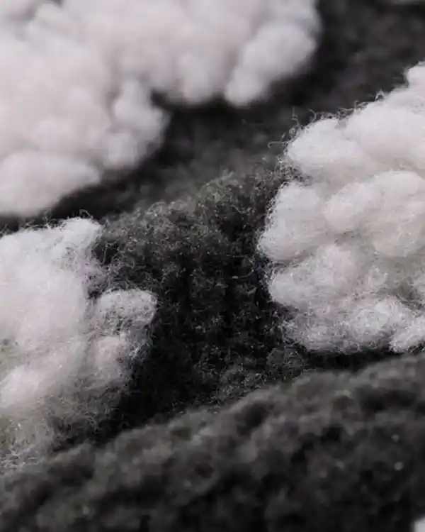 Bild 4 von Kinderweste mit Blumenmuster schwarz