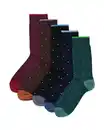 Bild 1 von 5er-Pack Herrensocken gestreift dunkelrot