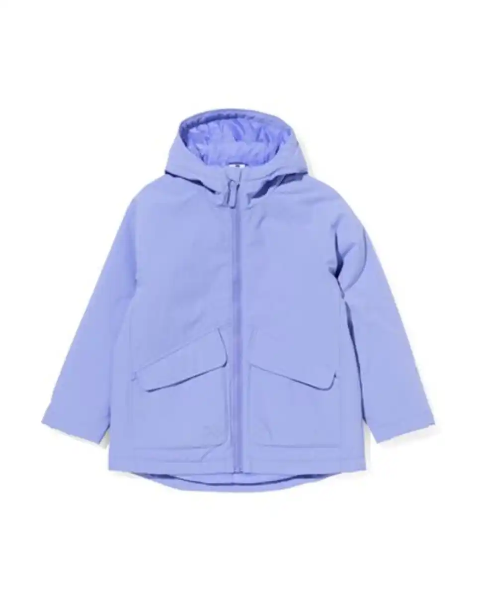 Bild 2 von Kinder-Jacke mit Kapuze violett