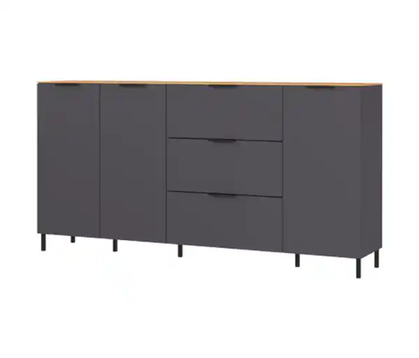 Bild 1 von Sideboard »CALIFORNIA«, graphit, groß