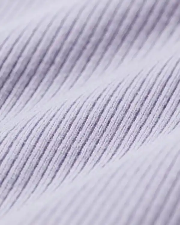 Bild 2 von größenflexibler Newborn-Wickelbody, Feinripp, mit Bambus/Elasthan violett