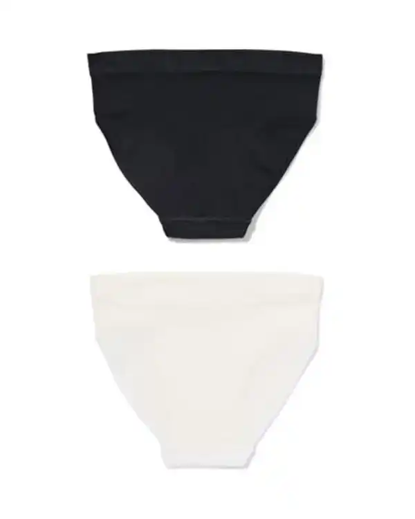 Bild 4 von Kinderslips nahtlos gerippt - 2 Stück weiß