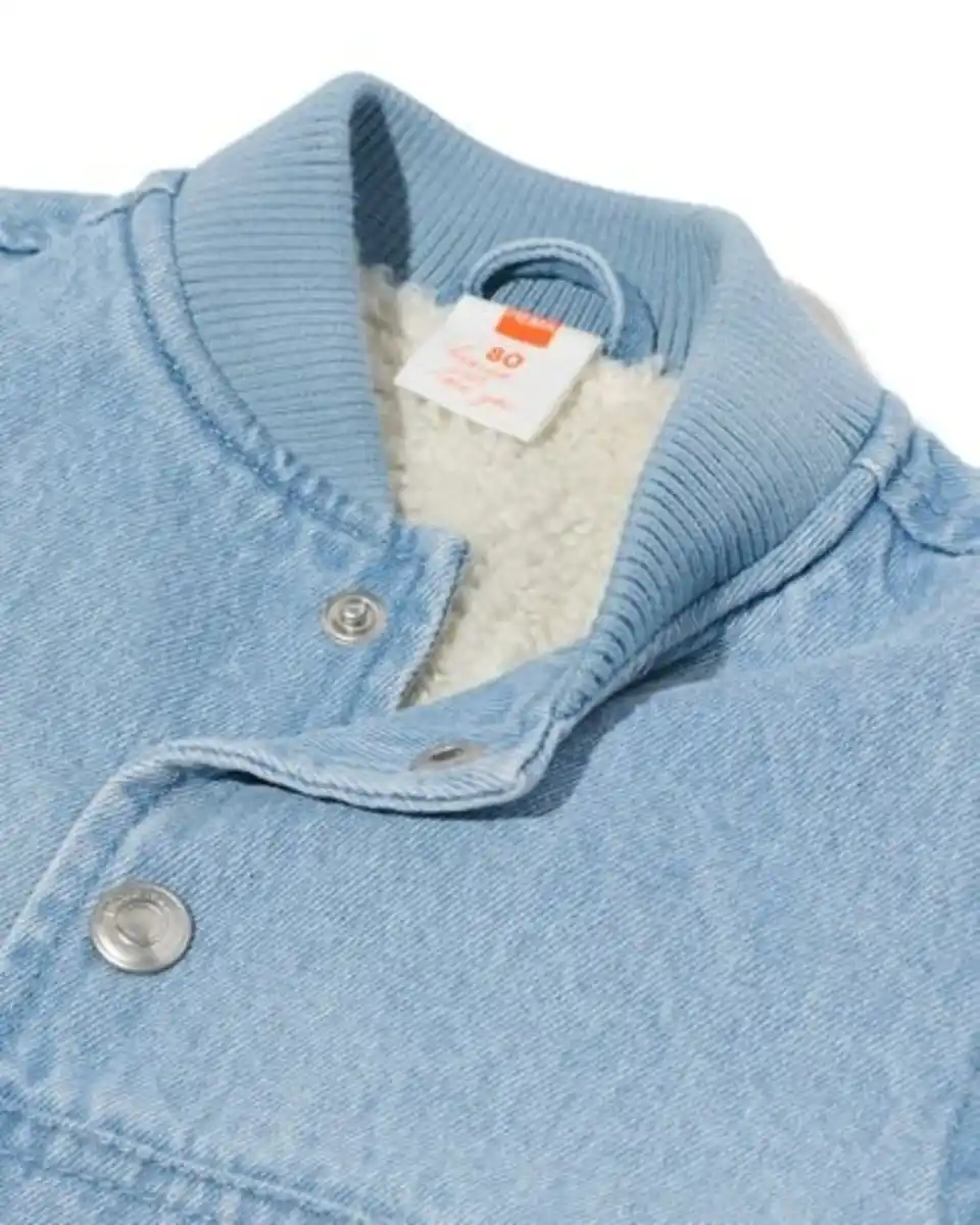 Bild 3 von Baby-Bomberjacke Denim hellblau