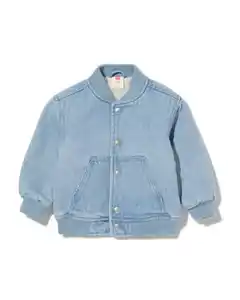 Baby-Bomberjacke Denim hellblau