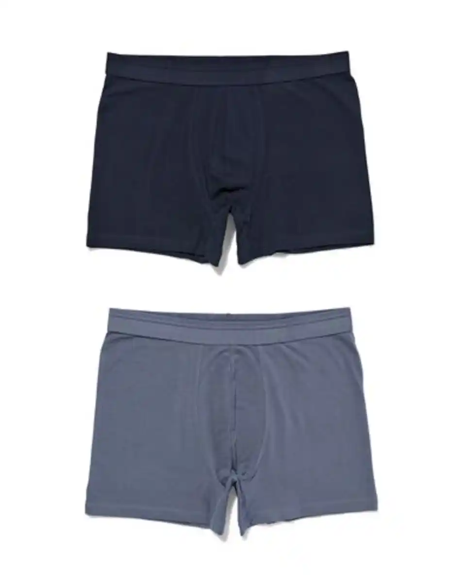 Bild 3 von 2er-Pack Herren-Boxershorts, lang, Real Lasting dunkelblau