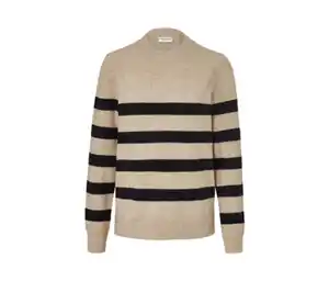 Gestreifter Strickpullover