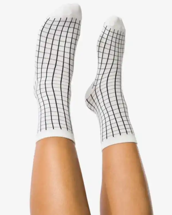 Bild 3 von Damensocken mit Baumwolle-Dessin – 5 Paar schwarz