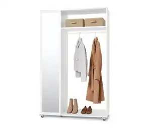 Mobile Spiegelschrank-Garderobe