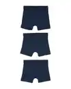 Bild 1 von 3er-Pack Kinder-Boxershorts, Basic, Baumwolle/Elasthan blau