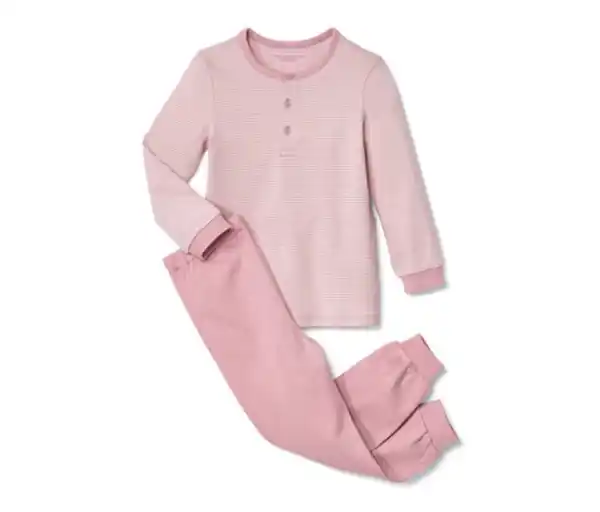 Bild 1 von Kinder-Interlock-Pyjama, rosa