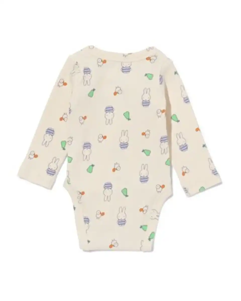 Bild 2 von Miffy Newborn-Wickelstrampler zum Mitwachsen ecru