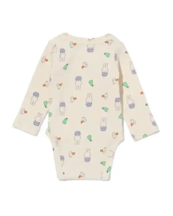 Bild 2 von Miffy Newborn-Wickelstrampler zum Mitwachsen ecru