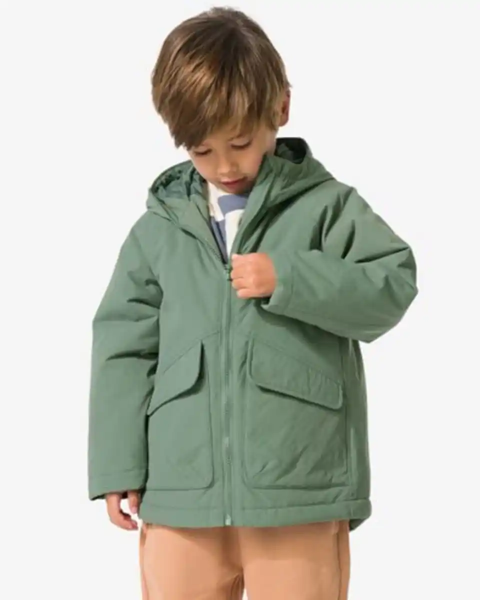 Bild 1 von Kinderjacke, wattiert dunkelgrün