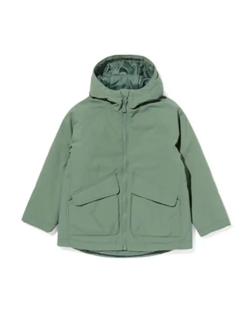 Bild 2 von Kinderjacke, wattiert dunkelgrün