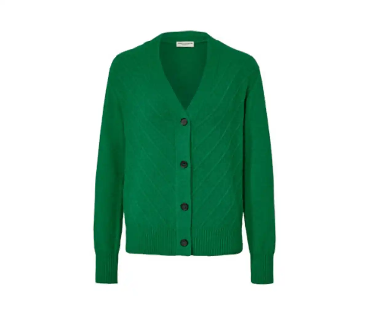 Bild 1 von Cardigan mit Strickstruktur, grün