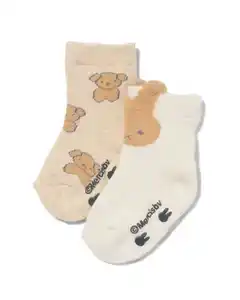 Miffy-Babysocken Frottee beige