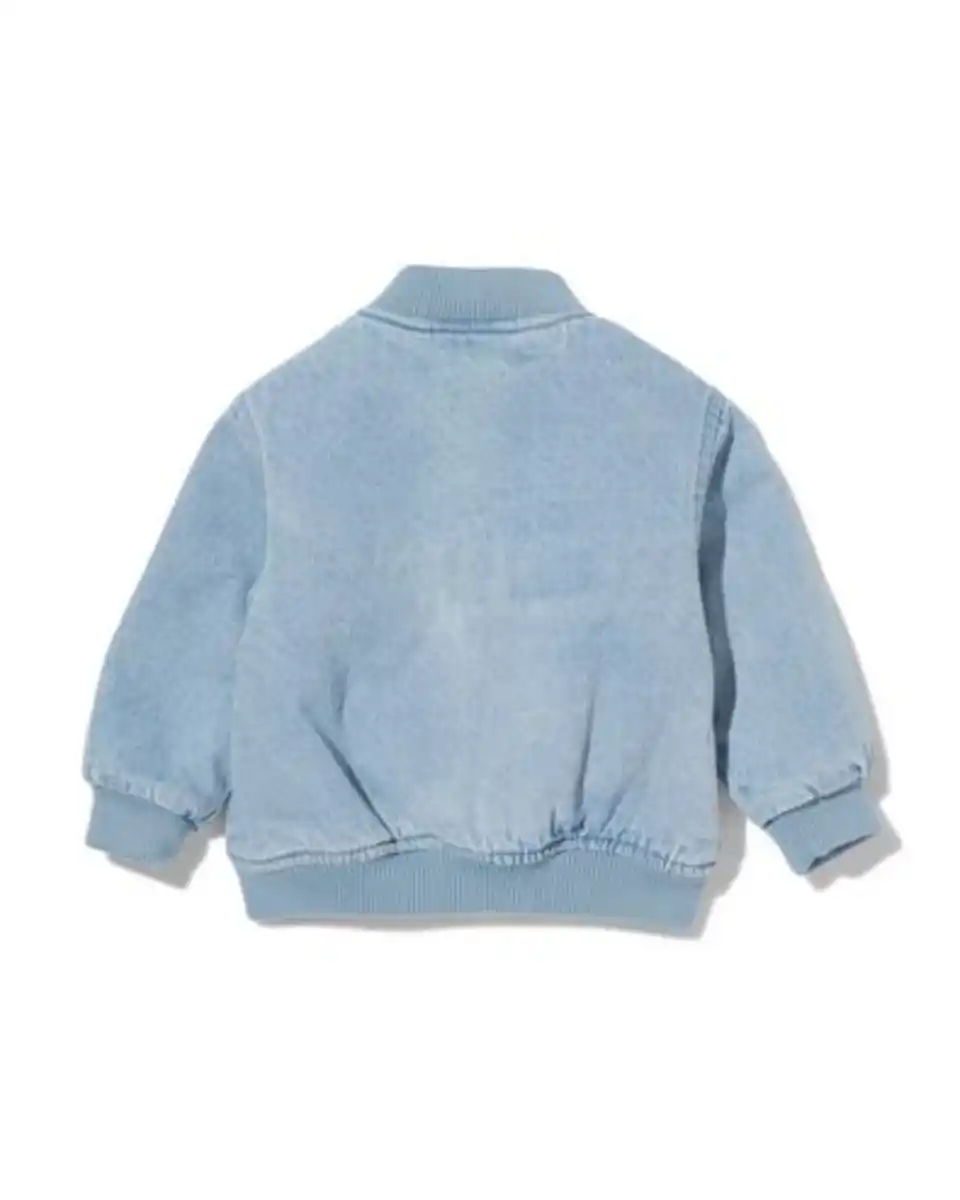 Bild 2 von Baby-Bomberjacke Denim hellblau