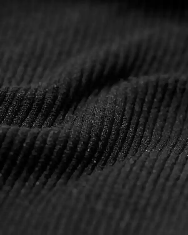 Bild 3 von Nahtlose Damen-Boxershorts, gerippt schwarz
