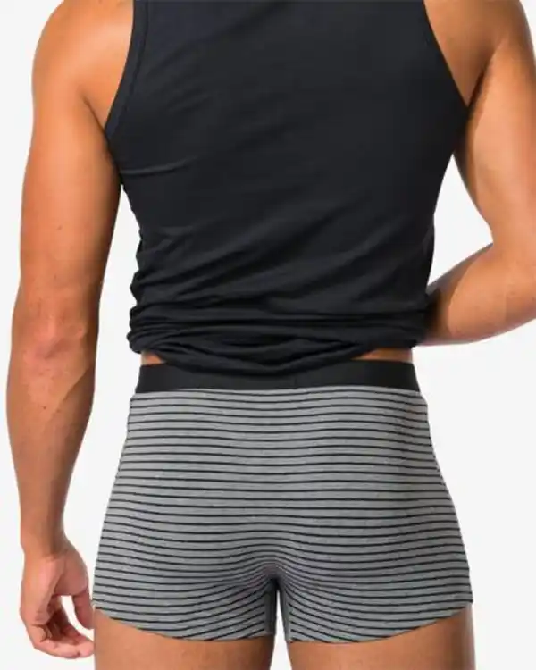 Bild 4 von 3er-Pack Herren-Boxershorts, kurz, Baumwolle/Elasthan schwarz