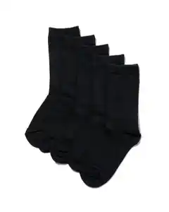 5er-Pack Damen-Socken schwarz