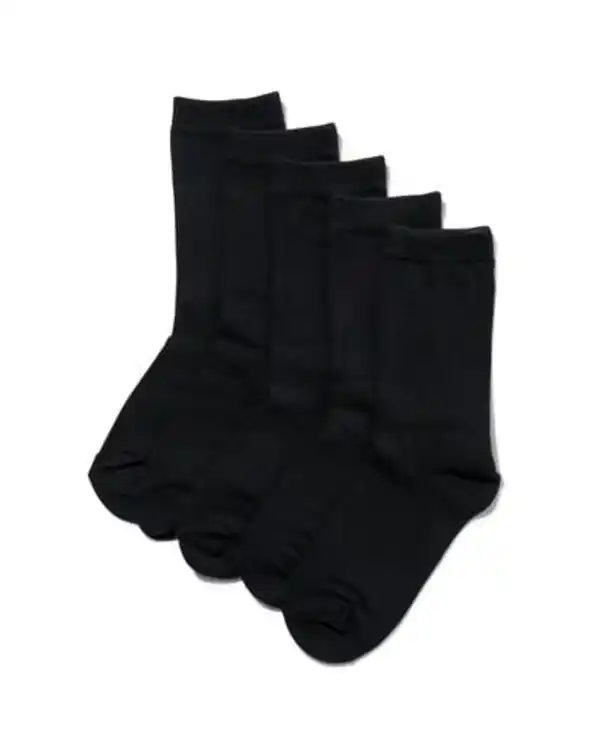 Bild 1 von 5er-Pack Damen-Socken schwarz