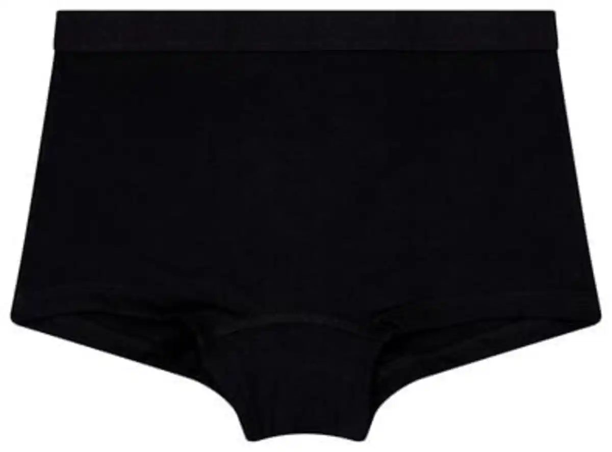 Bild 1 von 3 Kinder-Boxershorts, Baumwollstretch schwarz